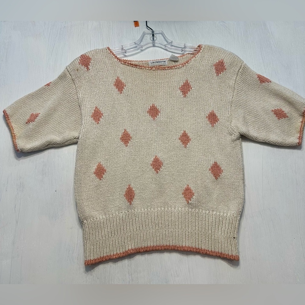 True Vintage 1980s–90s Liz Claiborne Collection Silk Blend Sweater Top